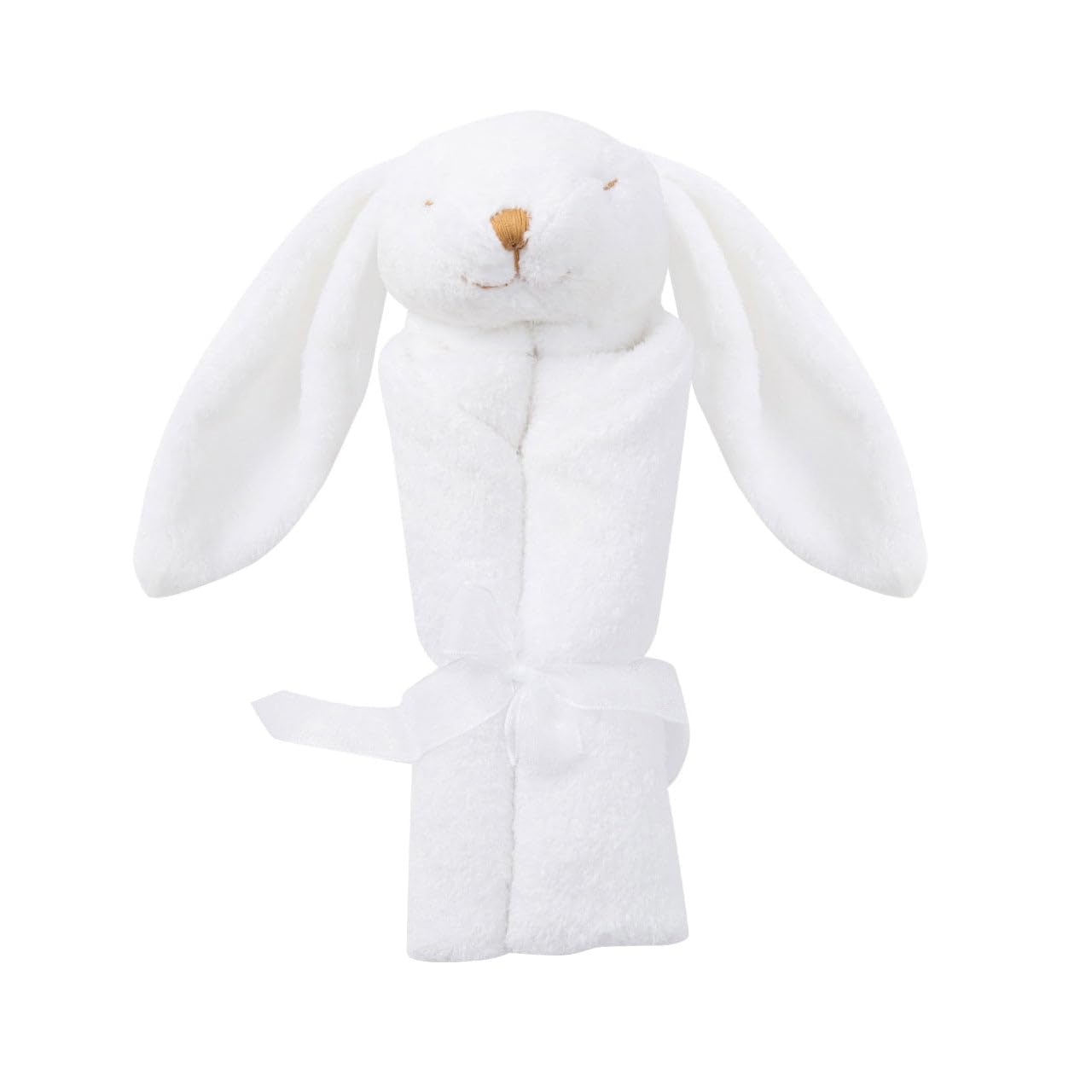 Angel Dear White Bunny Lovie Blankie