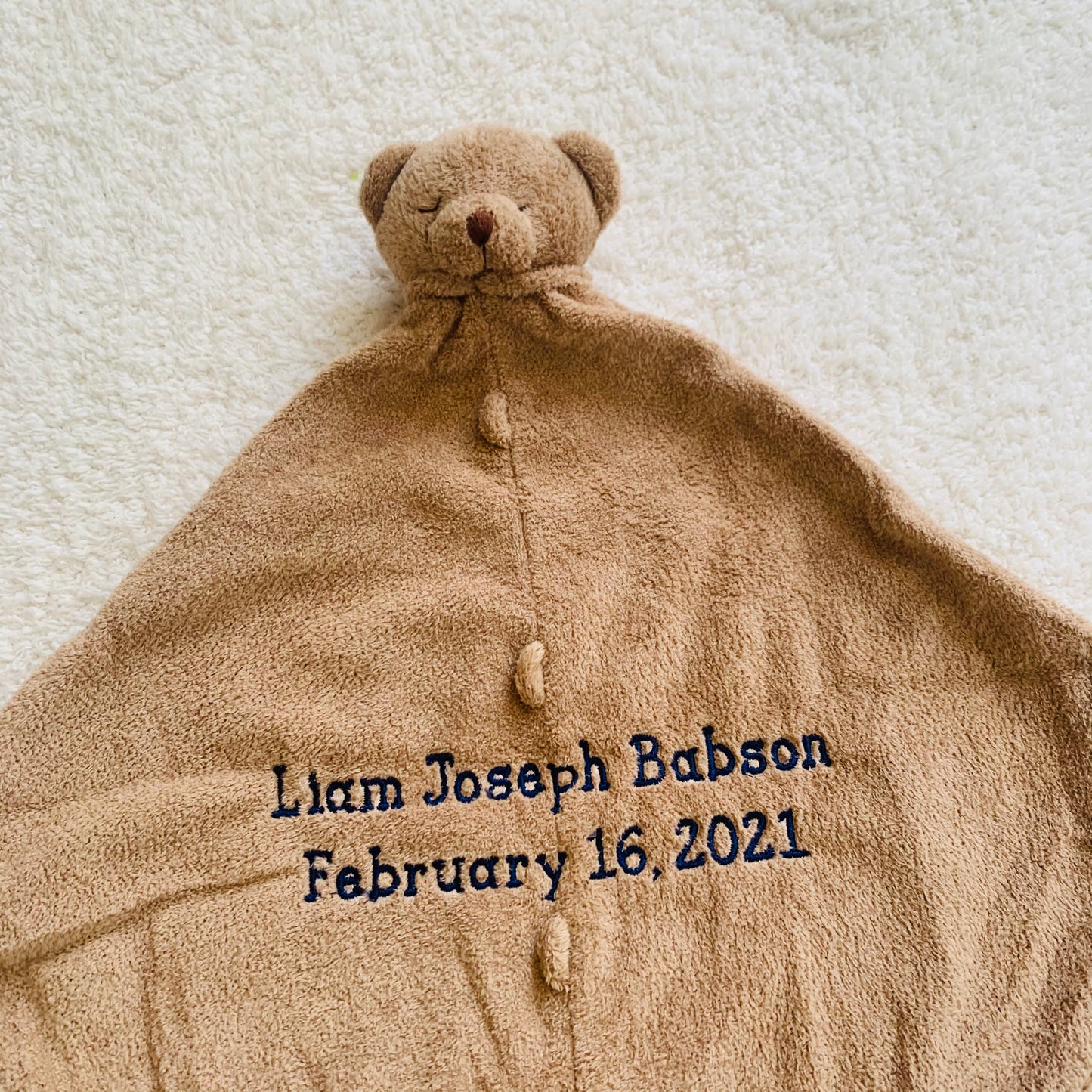 Angel Dear Brown Bear Lovie Blankie