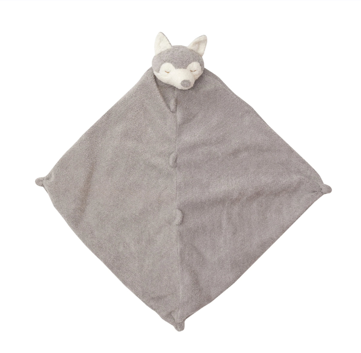 Angel Dear Grey Husky Lovie Blankie