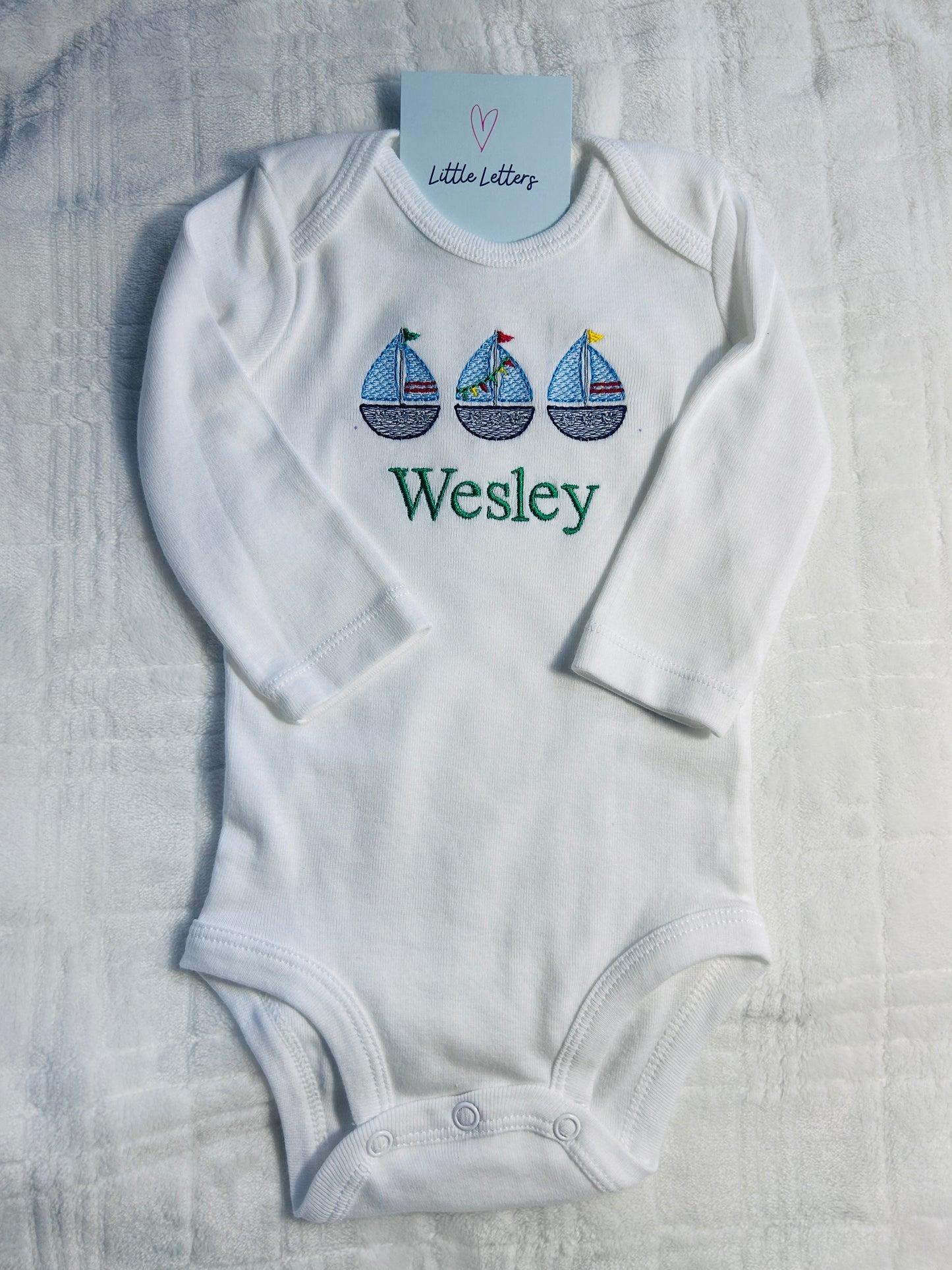 Sailboat Trio Bodysuit