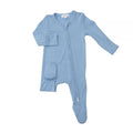 Angel Dear 2 Way Zipper Footie - Lt Blue Cerulean