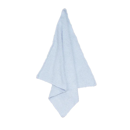 Angel Dear Blue Chenille Blanket