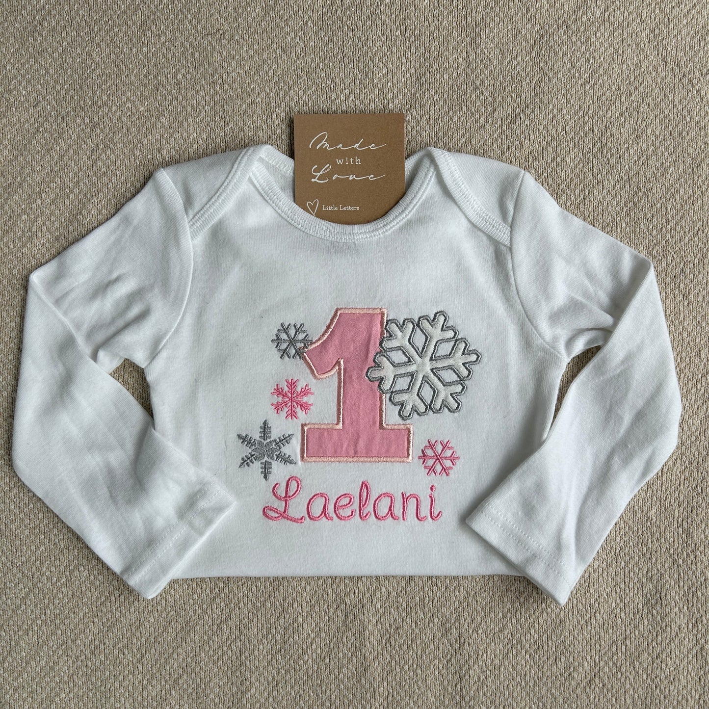 Snowflake Birthday Bodysuit / Tee